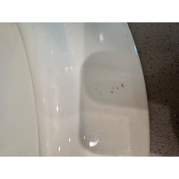 Vintage Woods Burslem England Oval Turkey Platter Brown Transferware 21"x17" - Picture 9 of 9